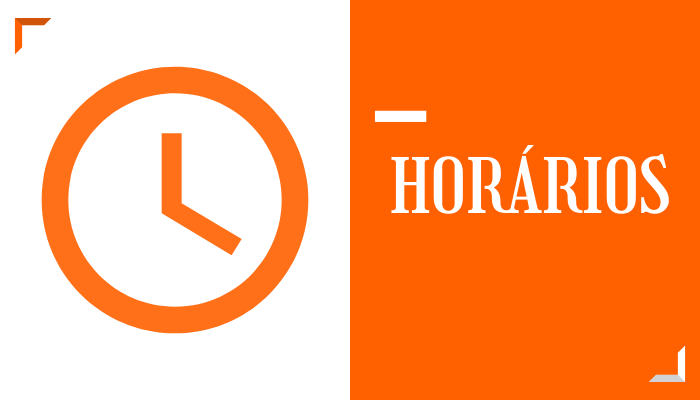 Horários de atendimento
